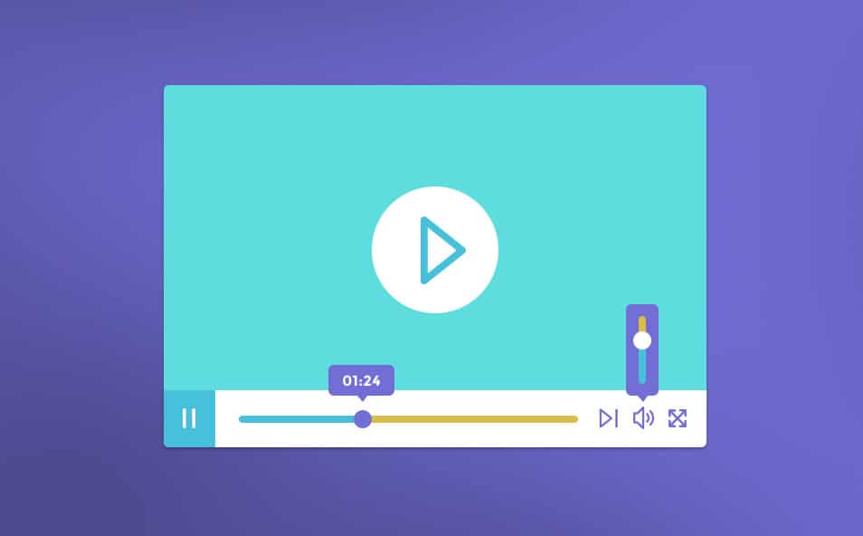 Free Video Player PSD