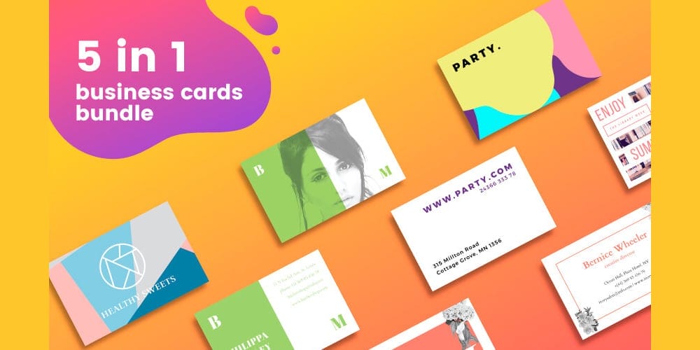 Free Mini Pack of Business Card Templates