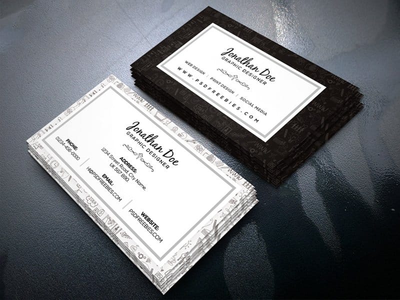 Freelance Designer Business Card PSD