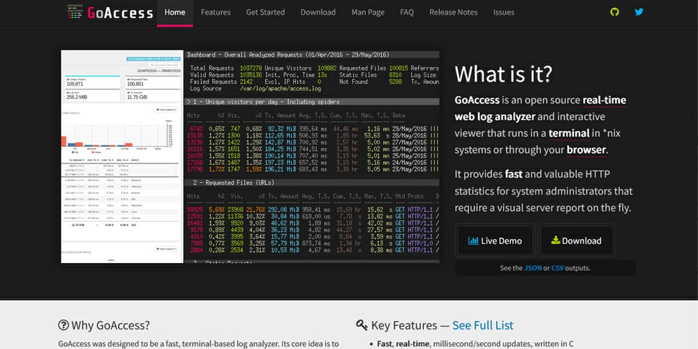 15 Best google Analytics Alternatives 30 Goaccess