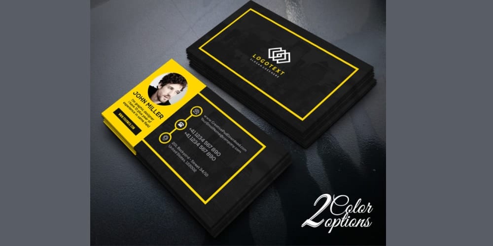 Graphic Designer Business Card PSD