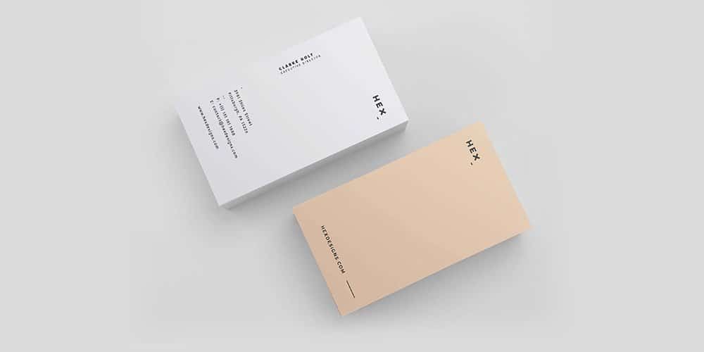 HEX Business Card Template PSD