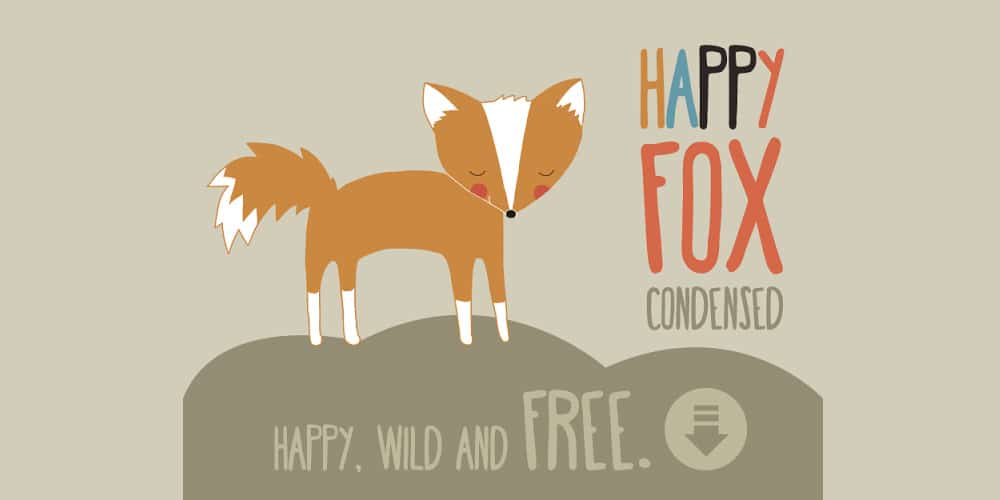 Happy Fox Free Font