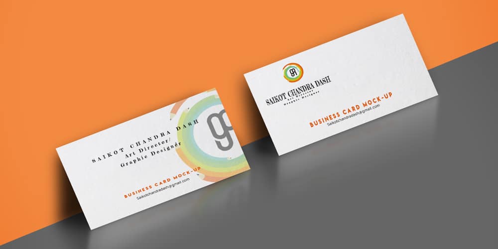Horizontal Edge Painted Business Card