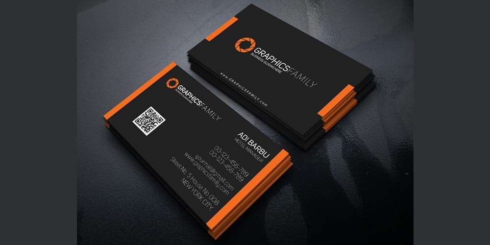 Hotel Manager Business Card Template