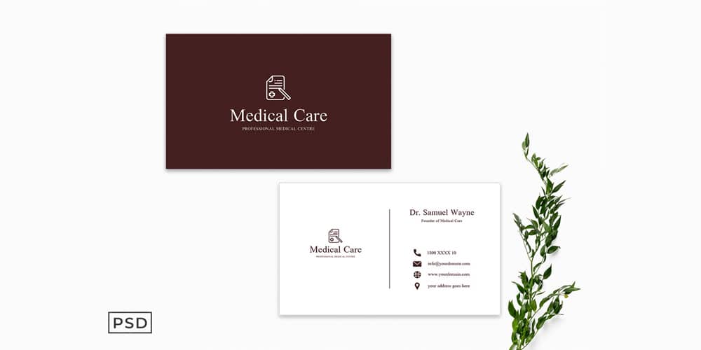 free medical business card templates printable