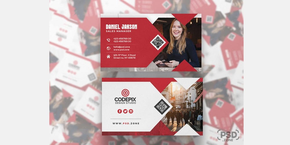 Modern Business Card Template PSD
