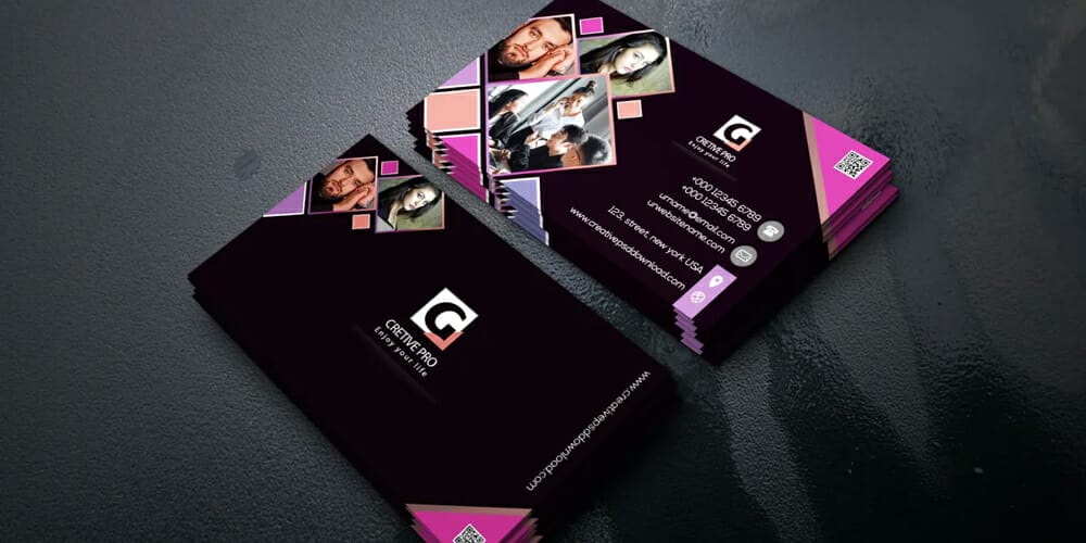 Modern Business Card Two Side Print
