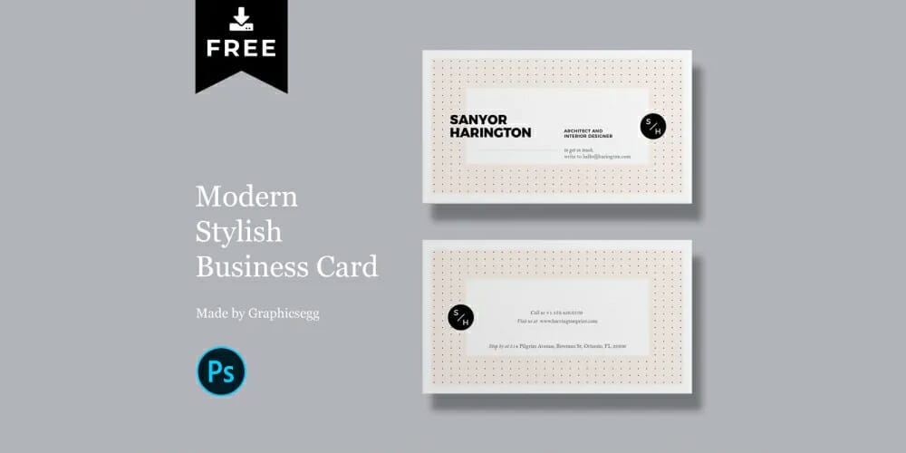 Modern Stylish Business Card Template