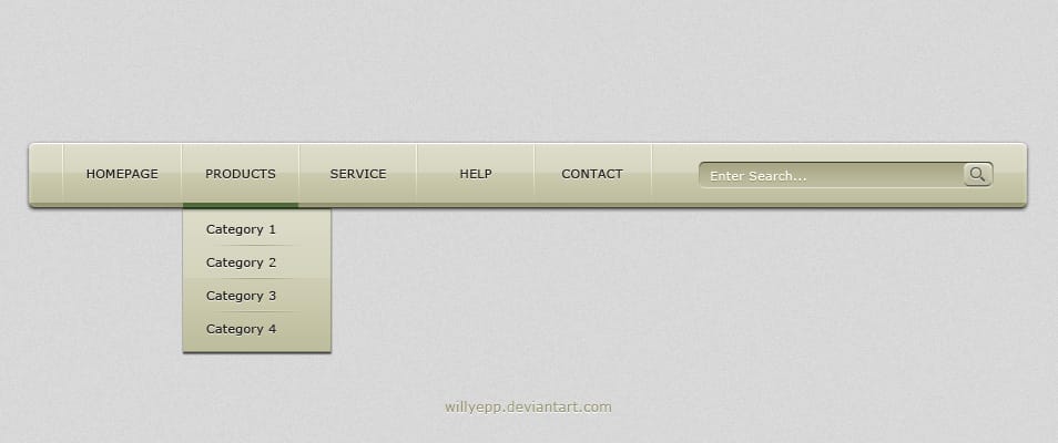 80+ Free Website Menu Navigation PSD Elements » CSS Author