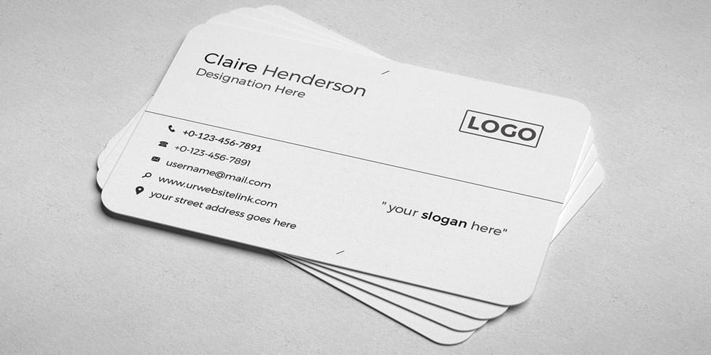 Professional Business Card Template PSD