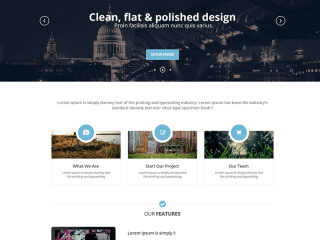 Professional Free Corporate Web Design Template PSD