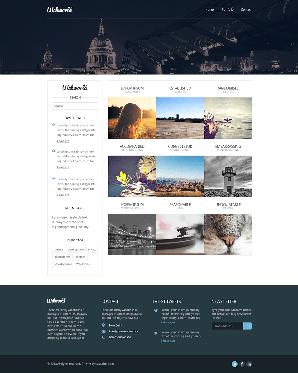 Professional Free Corporate Web Design Template PSD_Inner Page - cssauthor.com