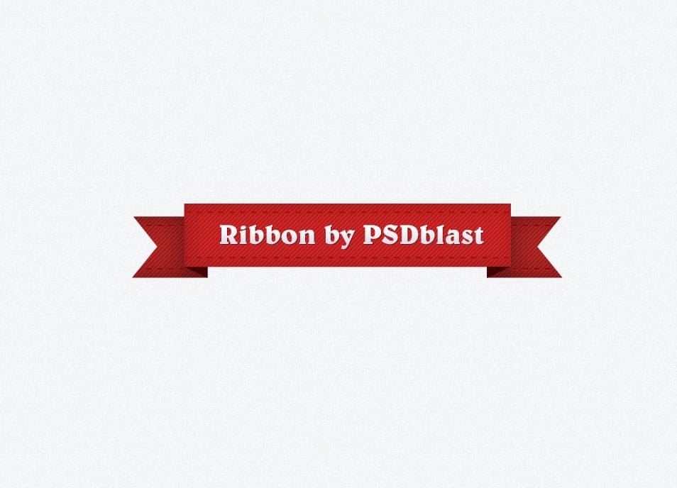Red ribbon graphic