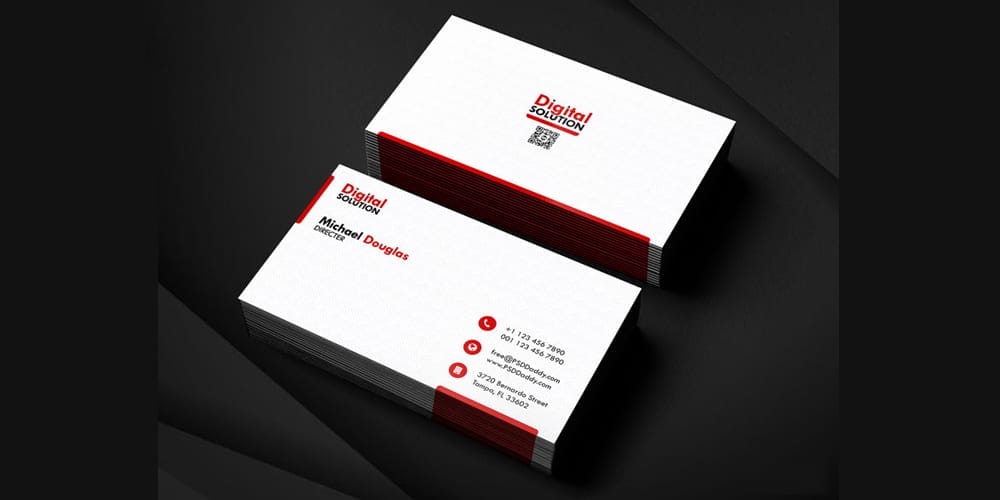 Simple Business Card Template PSD