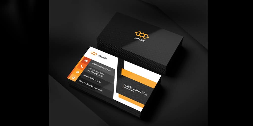 Store Manager Business Card PSD