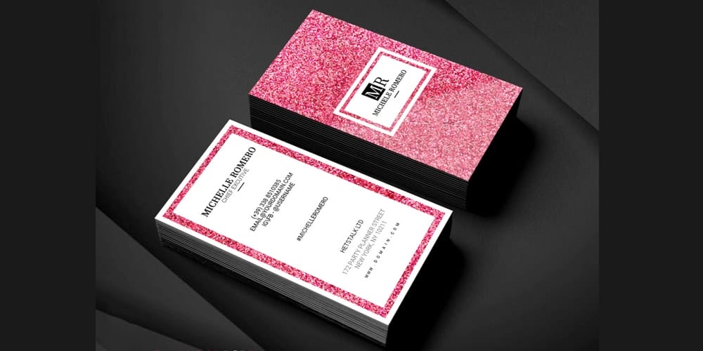 Wedding Planner Business Card Template PSD