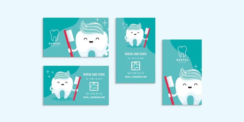 dental clinic business card templates