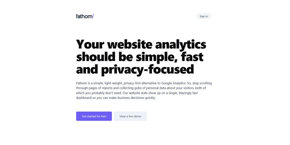 15 Best google Analytics Alternatives 4 fathom