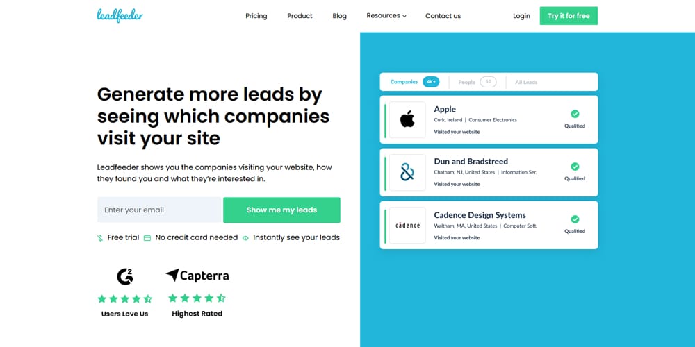 15 Best google Analytics Alternatives 15 Leadfeeder