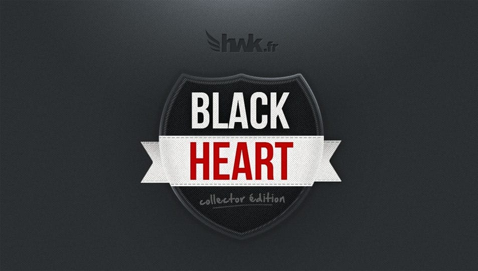 Black Heart Badge