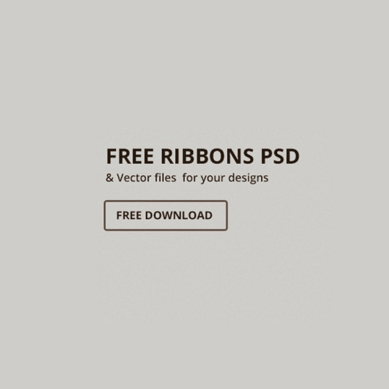 Free Ribbons PSD and Vector Files for your Designs