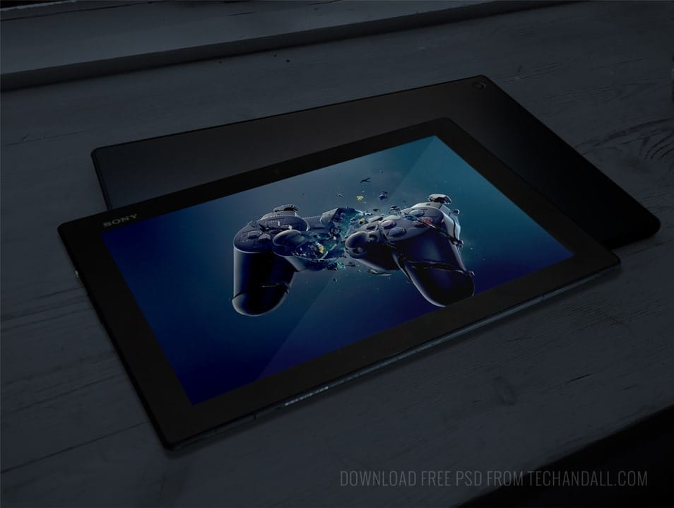 Sony Xperia Tablet Screen Mockup
