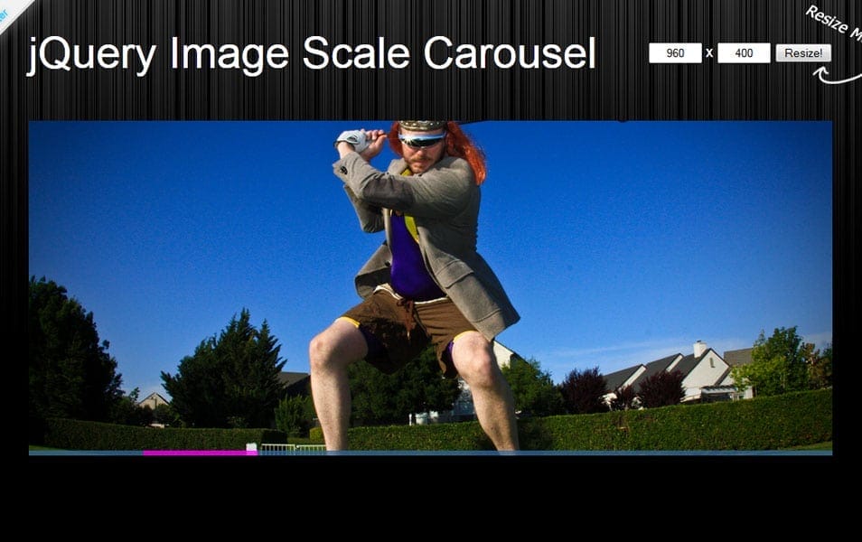 jQuery Image Scale Carousel