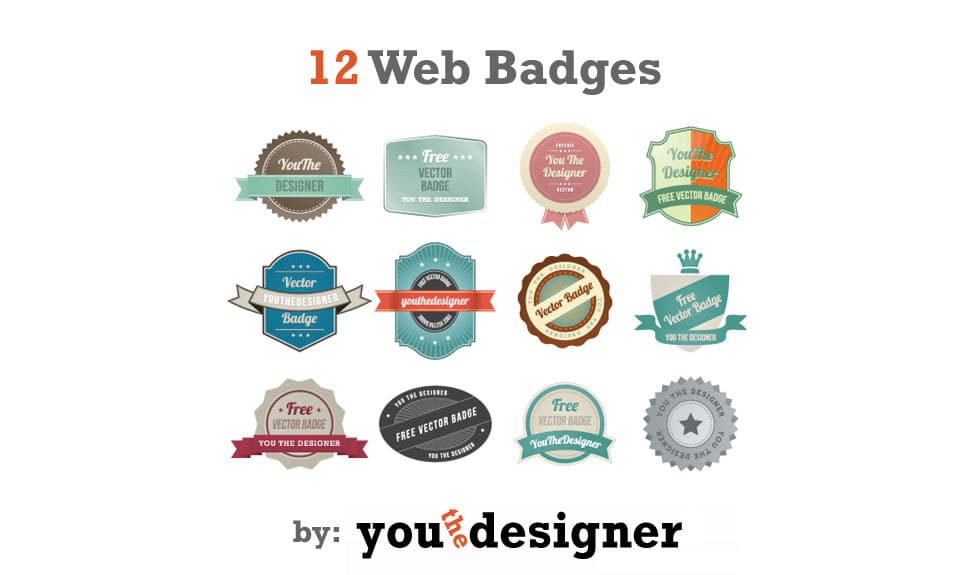 12 Web Badges