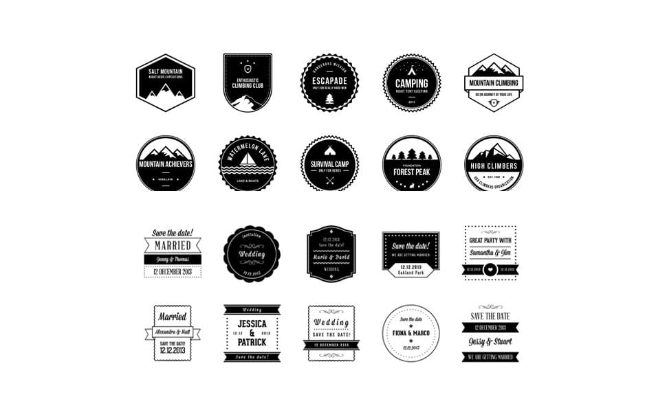 20 Free Badges
