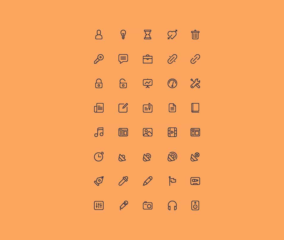 40 Outline Icons