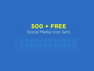 500 Best Free Social Media Icon Sets