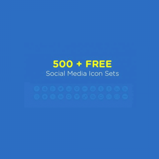 500 Best Free Social Media Icon Sets