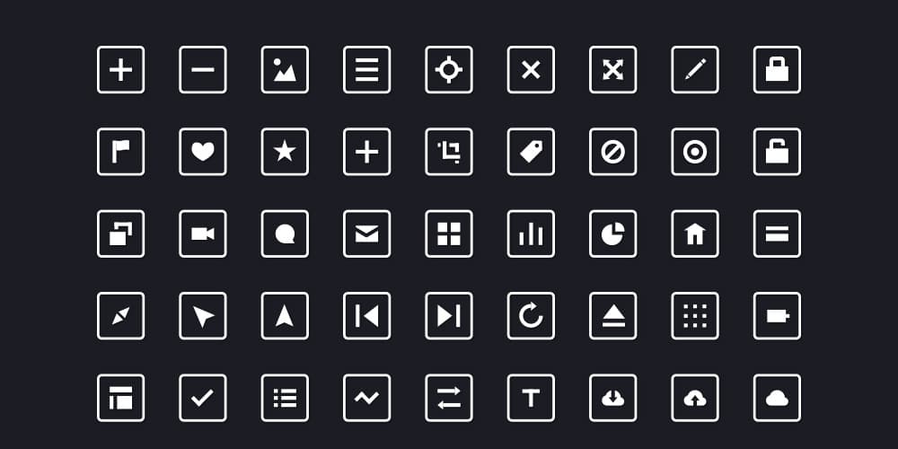 54 Free Squared Icons