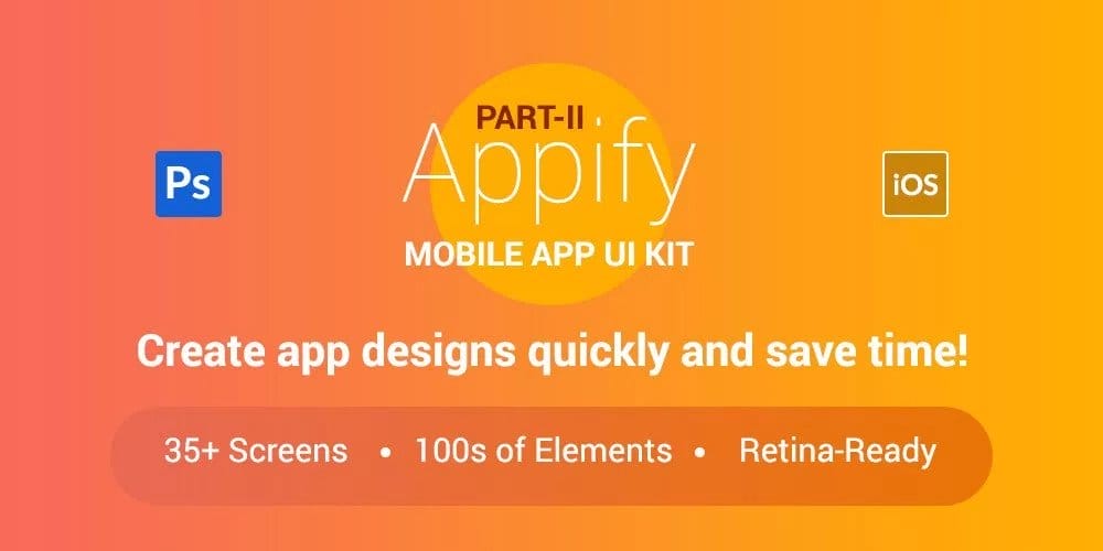 Appify Free Mobile App UI Kit