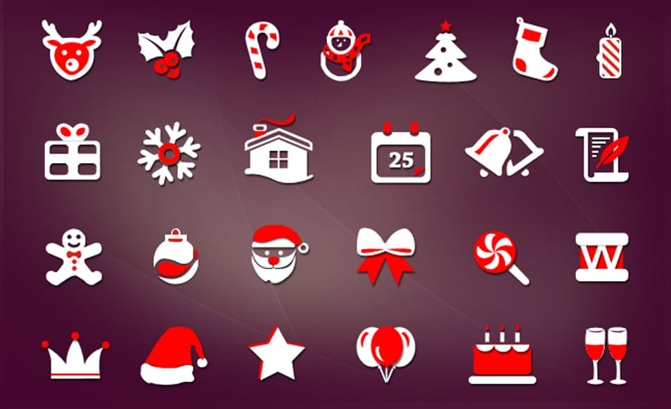 Christmas Icons PSD