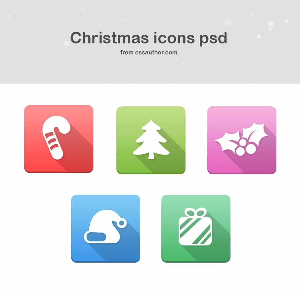Christmas Icons PSD