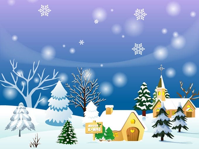 christmas-town-background