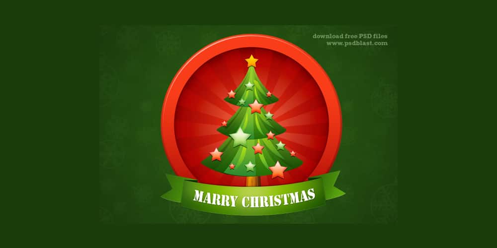 Christmas Tree Icon PSD