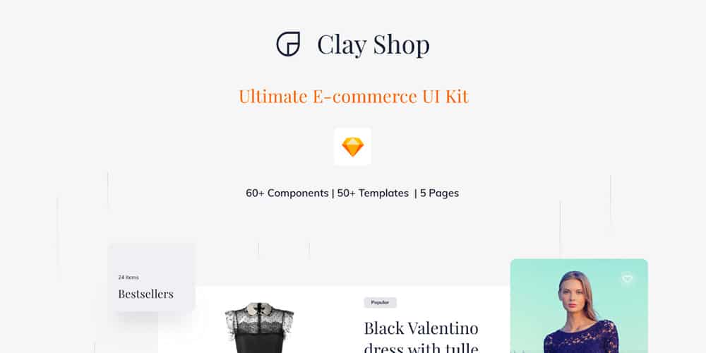 Clay Shop E commerce UI Kit