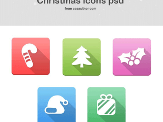 Free Christmas Icons PSD