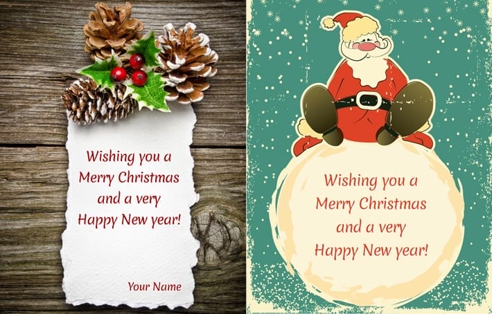 Free PSD Christmas Cards