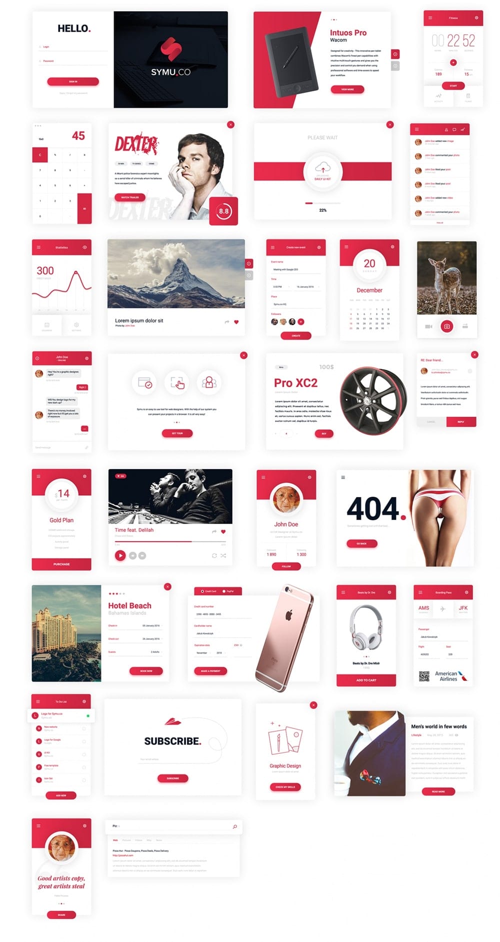 Free UI Elements PSD