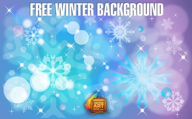 Free Vector Winter Background