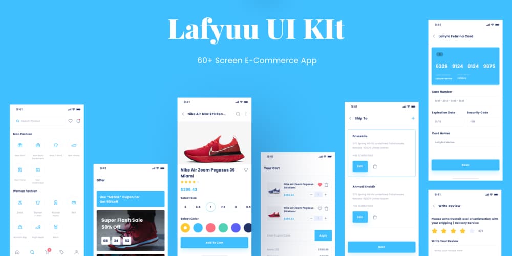 Lafyuu E commerce App Ui Kit