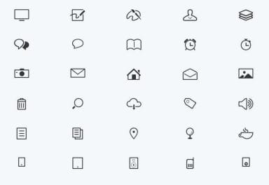 60+ Free Line Icon Sets › Free Icons » CSS Author
