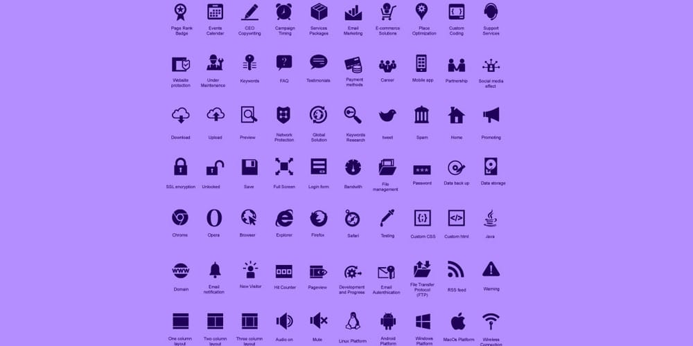 Modern SEO Icon PackModern SEO Icon Pack