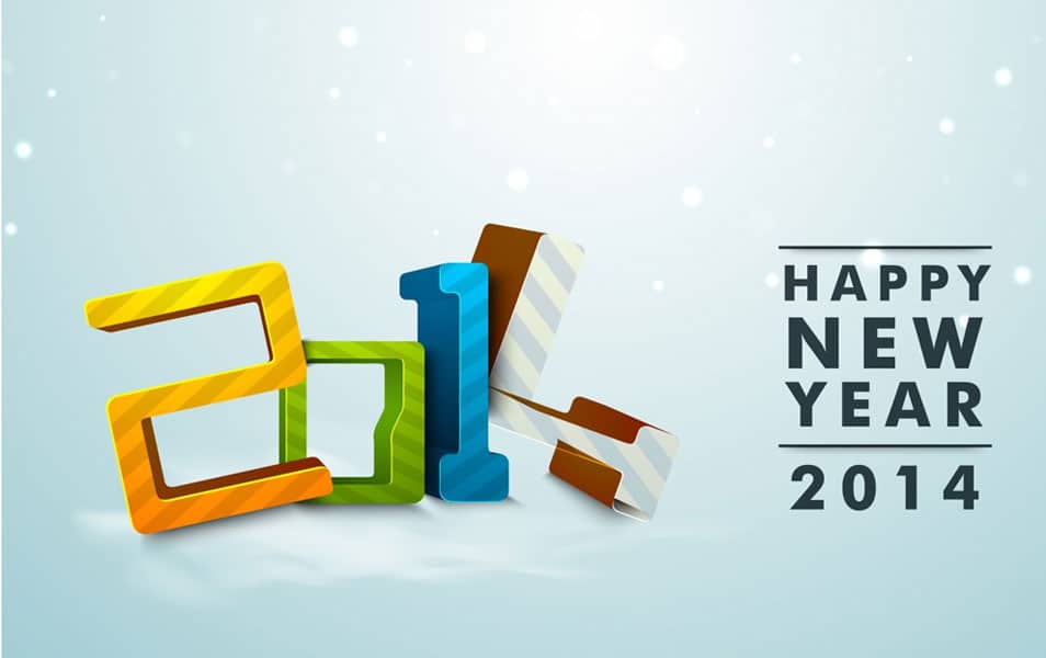 New Year 2014 Celebration HD Wallpaper 