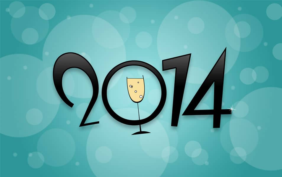 New Year 2014 HD Wallpaper