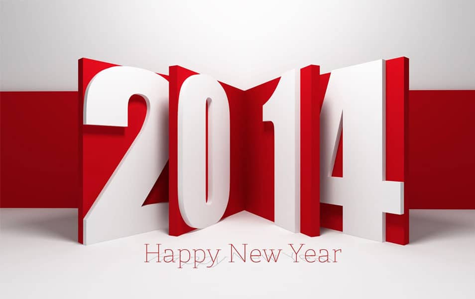 New Year 2014 New Year 3D Desktop Wallpaper